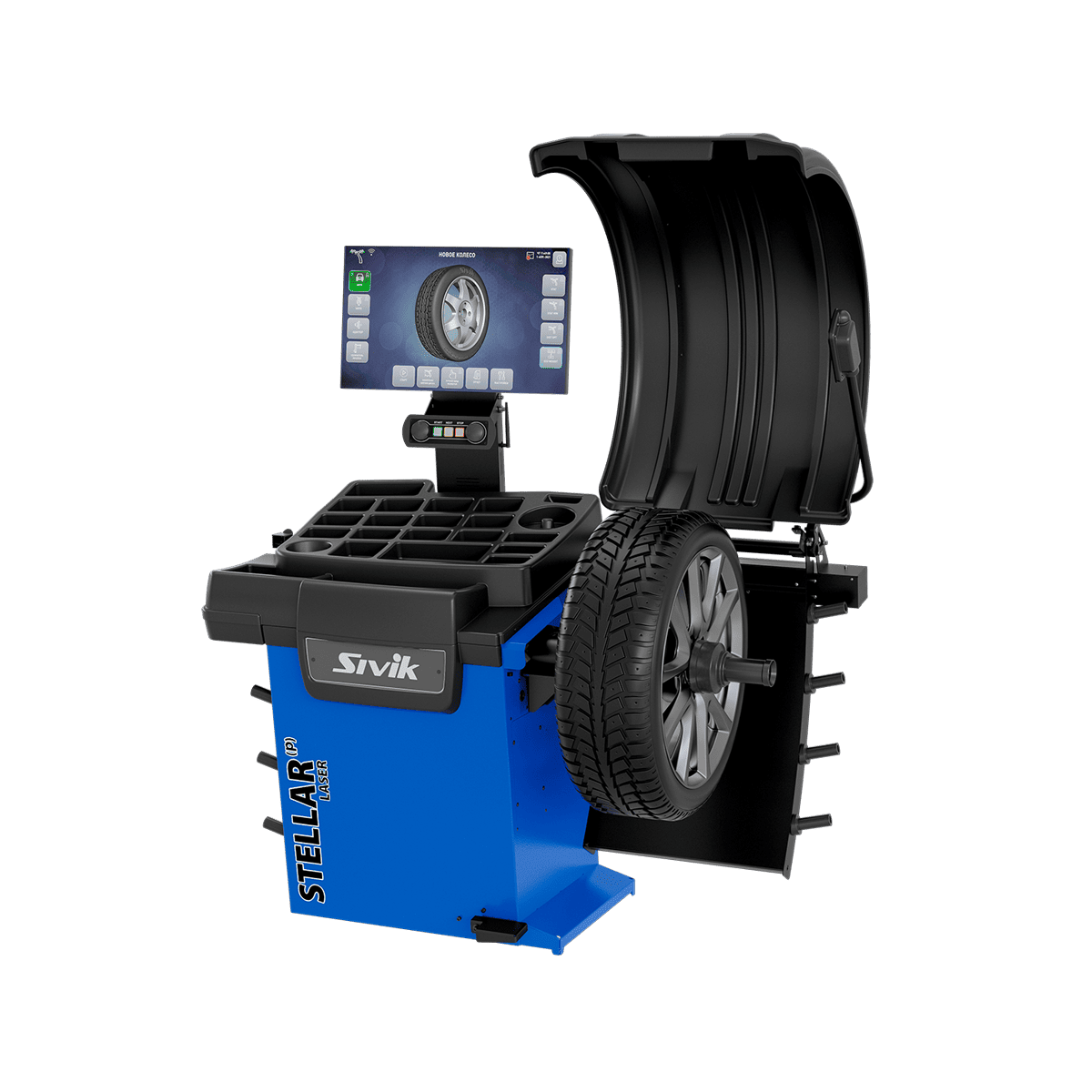 картинка Балансировочный станок STELLAR (p) LASER c диагностическими функциями Sivik